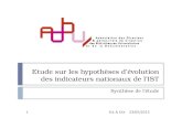 Etude sur les hypothèses d’évolution des indicateurs nationaux de l’IST Synthèse de l’étude 23/05/20131Six & Dix.
