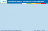 Présentation statistiques d’utilisation de l’outil d’autodiagnostic pénibilité ARACT LIMOUSIN - VP – 03/12/13 OBSERVATOIRE RÉGIONAL DE LA SANTÉ AU TRAVAIL.