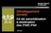 Mai 2002 Kit de sensibilisation à destination des PME-PMI Développement durable.