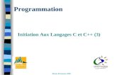 Programmation Initiation Aux Langages C et C++ (3) Bruno Permanne 2006.