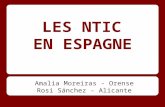 LES NTIC EN ESPAGNE Amalia Moreiras - Orense Rosi Sánchez - Alicante.