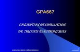 14/10/2013 AMPLIFICATEURS OPÉRATIONNELS 1 GPA667 CONCEPTION ET SIMULATION DE CIRCUITS ÉLECTRONIQUES.