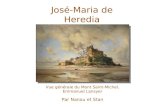 José-Maria de Heredia À un peintre Vue générale du Mont Saint-Michel, Emmanuel Lansyer Par Nanou et Stan.