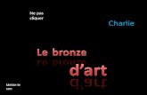 Ne pas cliquer Charlie Mettre le son Deux possibilités D’abord des bronzes pleins (petits volumes, petites dimensions)