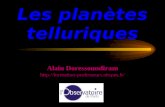 Les planètes telluriques Alain Doressoundiram