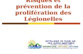 Risques et prévention de la prolifération des Légionelles.