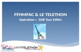 FFHMFAC & LE TELETHON Opération « Défi Tour Eiffel»