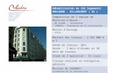 Réhabilitation de 158 logements BOULOGNE – BILLANCOURT ( 92 ) Composition de l’équipe de Maîtrise d’Œuvre : – Mr CLUZEL - Architecte – CEBADEX – Economiste.