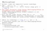 RW-SystemarchitekturKap. 2 1 Motivation Bisher: Codes mit möglichst kurzer Codelänge. Wdh.: Sei A = {a 1,..., a m }. Für einen Code c : A {0,1} n fester.