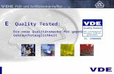 E Quality Tested: Die neue Qualitätsmarke für geprüfte Gebrauchstauglichkeit hohe Trocknungsrate besonders handlich geräuscharm ID. 49000000.