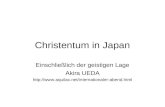 Christentum in Japan Einschließlich der geistigen Lage Akira UEDA .