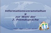Informationsveranstaltung zur Wahl der 2. Fremdsprache HANNAH-ARENDT-GYMNASIUM LENGERICH.