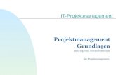IT-Projektmanagement Projektmanagement Grundlagen Dipl.-Ing. Päd. Alexander Huwaldt... des Projektmanagements.
