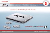 TOSHIBA E-LEARNING CENTREMODULE 2: Toshiba EasyGuard: Secure Toshiba EasyGuard – Überblick – Kursmodul 2 Kursmodul 2: Toshiba EasyGuard - Sichern.