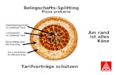 Stammbelegschaft im IGMetall-Tarif Belegschafts-Splitting Pizza prekario Tarifverträge schützen Leiharbeiter im IGMetall-Tarif Beschäftigt über Werkvertrag.