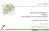 Neuronale Netze - Wettbewerbslernen Folie 1 Wissensextraktion mittels künstlicher neuronaler Netze Wettbewerbslernen Uwe Lämmel Wismar Business School.