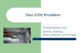 Das CO2 Problem Präsentation von: Berna, Svenja, Inken,Marlen und Anica.