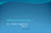 Dr. Dilek Zamantılı Nayır 23.5.2012. Was macht Organisationen effektiv? Flexibilität, Diskretion und Dynamik versus Stabilität, Ordnung und Kontrolle.
