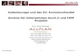 ALLPLAN - Die Umweltmanager - Klaus Reisinger 1  DI Dr. Klaus Reisinger Tel: 01/ 505 37 07/ 10 Fax: 01/ 505 37 07/ 27 klaus.reisinger@allplan.at.