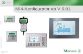 Mastertitelformat bearbeiten Dateiname Schutzvermerk ISO 16016 beachten Moeller GmbH Seite - 1 MI4-Konfigurator ab V 6.01.