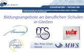 Bildungsangebote an beruflichen Schulen in Gießen.