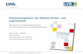 LVR-Landesjugendamt Rheinland / LWL-Landesjugendamt Westfalen Entwicklungslinien der Offenen Kinder- und Jugendarbeit Befunde der 5. Strukturdatenerhebung.