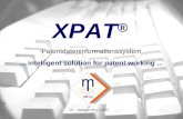 XPAT ® Patentdateninformationssystem... intelligent solution for patent working.... Stuttgart 09.11.2007.