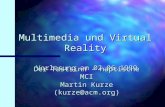 Multimedia und Virtual Reality Vorlesung am 02.06.1999 Martin Kurze (kurze@acm.org) Der Tastsinn - haptische MCI.