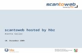 Scantoweb hosted by hbz Anette Seiler 10. Dezember 2009.