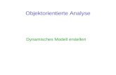 Objektorientierte Analyse Dynamisches Modell erstellen.
