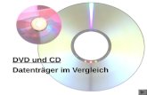 DVD und CD Datenträger im Vergleich. Inhaltsverzeichnis CD Einführung Arten Speicherkapazitäten Aufbau Brennvorgang DVD Einführung Arten Speicherkapazitäten.