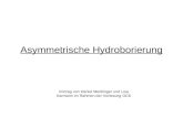 Asymmetrische Hydroborierung Vortrag von Daniel Meidlinger und Lisa Karmann im Rahmen der Vorlesung OC6.