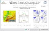 10.04.2008 KIT – die Kooperation von Forschungszentrum Karlsruhe GmbH und Universität Karlsruhe (TH) Multi-scale Analysis of the Impact of Soil Moisture.