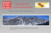 Geologische Arbeitsmethoden Kapitel 7 und 8, Falten und Stoerungen Glarus Deckenueberschiebung in den Alpen (Bas den Brok)