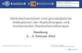 Kopf-Hals-Tumorzentrum des Universitären Cancer Center Hamburg Wirkmechanismen und grundsätzliche Indikationen der Radiotherapie und kombinierten Radiochemotherapie.