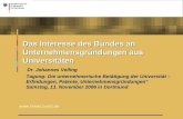 Www.bmwi.bund.de Tagung: Die unternehmerische Betätigung der Universität – Erfindungen, Patente, Unternehmensgründungen Samstag, 11. November 2006 in Dortmund.