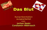 Das Blut Kurzpräsentation ausgearbeitet ausgearbeitetvon Jochen Spatz Jochen Spatz Constantin Weihrauch.