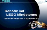 Robotik mit LEGO Mindstorms Java-Einführung zur Programmierung.