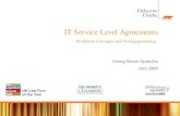 IT Service Level Agreements Rechtliche Lösungen und Vertragsgestaltung Georg Meyer-Spasche Juni 2008.