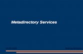Metadirectory Services Mathias Schindler04.05.2005.