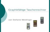 Graphikfähige Taschenrechner von Stefanie Weidinger.