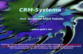 CRM-Systeme 1 G.-U. Tolkiehn, TFH Wildau Seminar Contact Center Management im CRM, TFH Wildau, Profitel CRM-Systeme von Prof. Dr. Günter-Ulrich Tolkiehn.