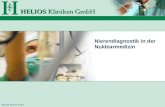 HELIOS Kliniken GmbH Nierendiagnostik in der Nuklearmedizin.