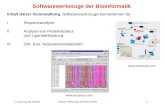 1. Vorlesung WS 2013/14 Software-Werkzeuge der Bioinformatik1 Softwarewerkzeuge der Bioinformatik Inhalt dieser Veranstaltung: Softwarewerkzeuge kennenlernen.