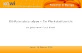EU-Potenzialanalyse – Ein Werkstattbericht Dr. Jens-Peter Gaul, KoWi Kassel, 28. Februar 2009.