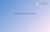 19.10.20110 Der Newsletter Der Akademie-Newsletter Akademie für Ältere Heidelberg.