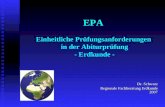 EPA Einheitliche Prüfungsanforderungen in der Abiturprüfung - Erdkunde - Dr. Schwarz Dr. Schwarz Regionale Fachberatung Erdkunde 2007.