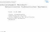 Wasserbilanzmodell Morsbach Detaillierter hydraulischer Nachweis 12.02.2008 Wasserbilanzmodell Morsbach: Detaillierter hydraulischer Nachweis Stand: 12.02.2008.