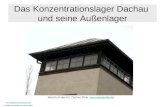 Das Konzentrationslager Dachau und seine Außenlager Wachturm des KZ- Dachau (Foto: ) .
