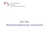 Bezirksregierung Hannover Projektgruppe Telearbeit bei der Bezirksregierung Hannover.
